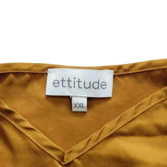 Ettitude Sateen Camisole Gold Bamboo Lyocell Size XXL - Picture 3 of 7
